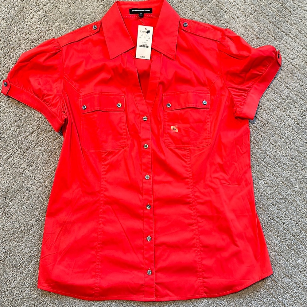 Express button down top.  Brand new with tags!